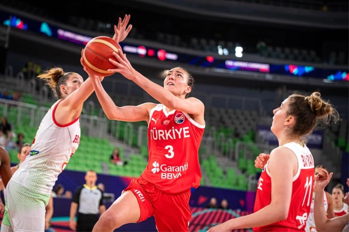 A Ulusal Bayan Basketbol Grubu Macaristan'ı mağlup etti