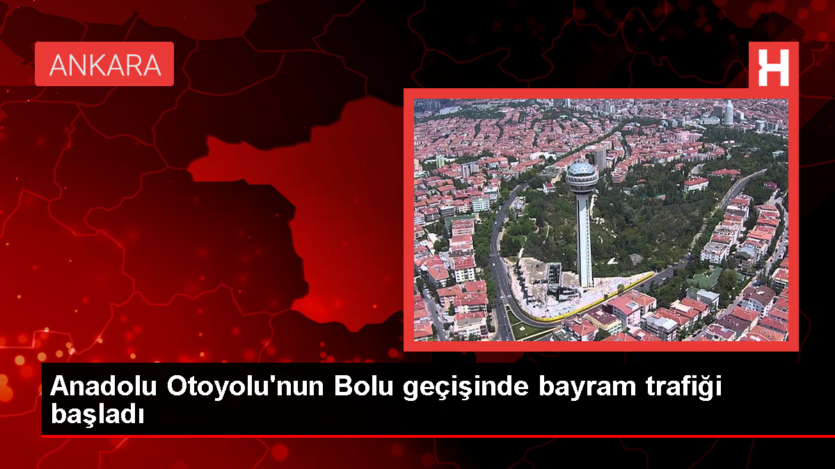 Anadolu Otoyolu'nda Kurban Bayramı yoğunluğu