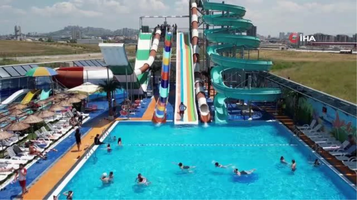 Ankaralılar Sıcak Havaları Aquaparklarda Geçirdi