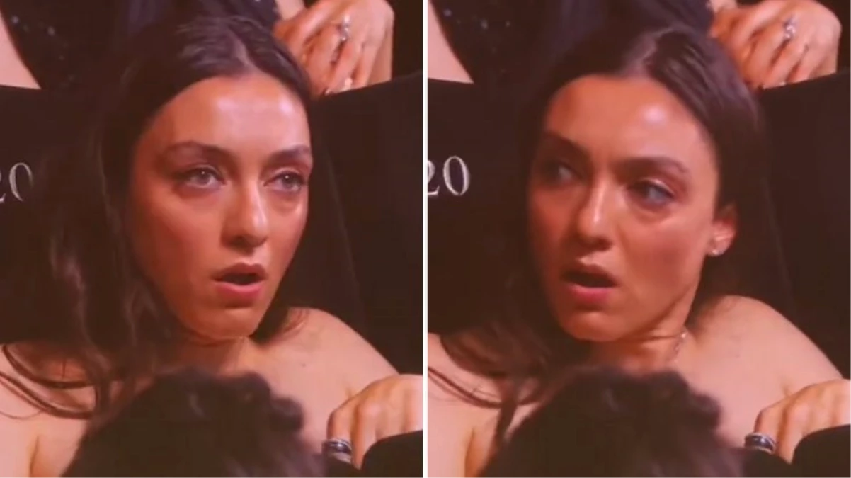 Cannes'te "En Âlâ Bayan Oyuncu" mükafatı aldığını duyan Merve Dizdar'ın şaşkınlığı kameralara yansıdı