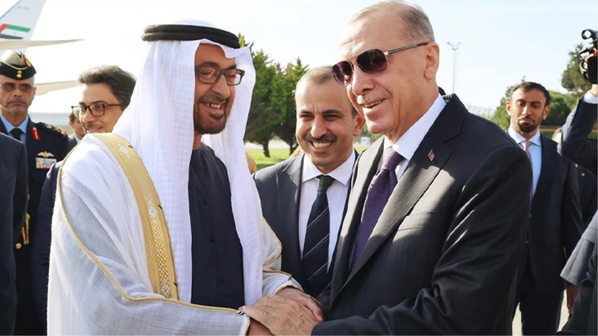 Cumhurbaşkanı Erdoğan'la görüşen BAE önderi Al Nahyan'dan Türkçe paylaşım: Ekonomik iştirakleri ilerletmeyi konuştuk