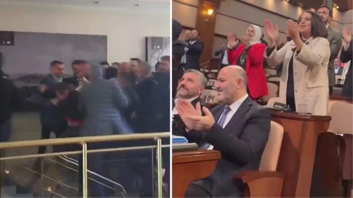 İBB Meclisi'nde "Erdoğan" tezahüratları sonrası hengame çıktı