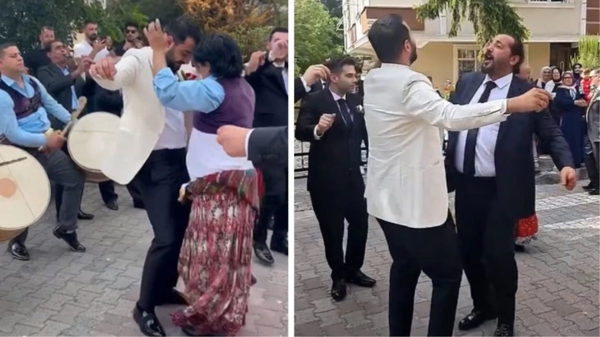 Oğlunu evlendiren Bolulu şef Mehmet Yalçınkaya, köçeklerle göbek attı