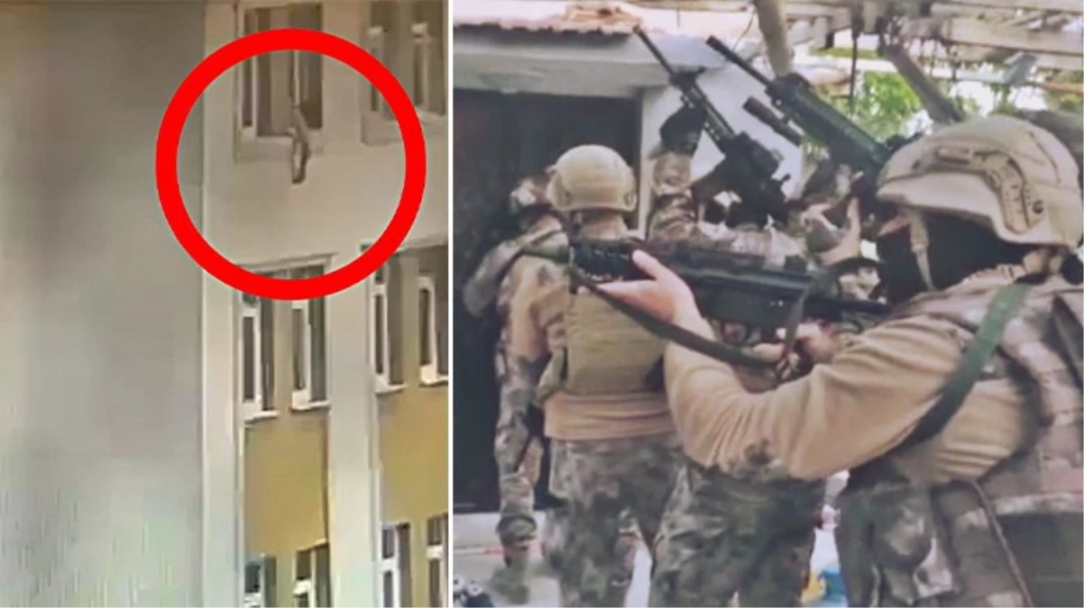 Seçim günü hareket hazırlığındaki teröristler operasyonla yakalandı! Telefonu camdan bu türlü atmış