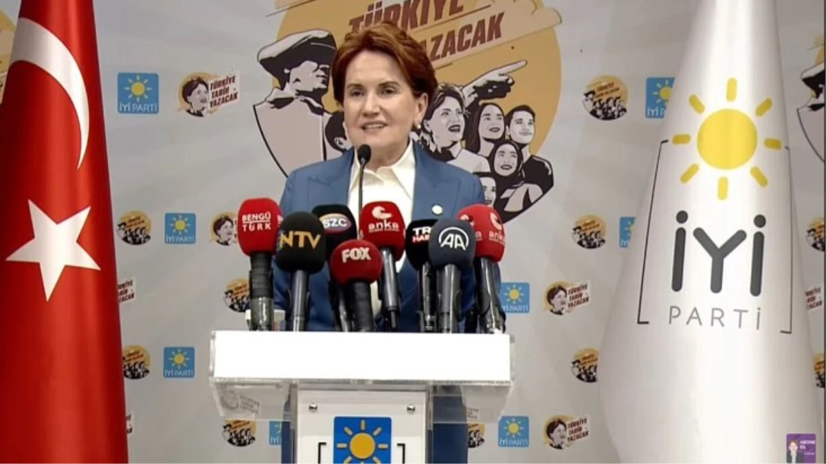Seçim sonuçları sonrası UYGUN Parti önderi Meral Akşener kameralar karşısında: Cumhurbaşkanı Erdoğan'ı tebrik ediyorum