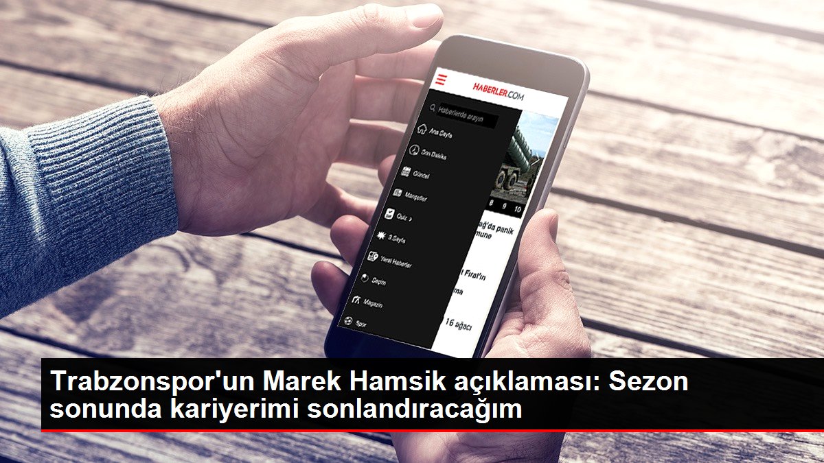 Trabzonspor'un Marek Hamsik açıklaması: Dönem sonunda mesleğimi sonlandıracağım