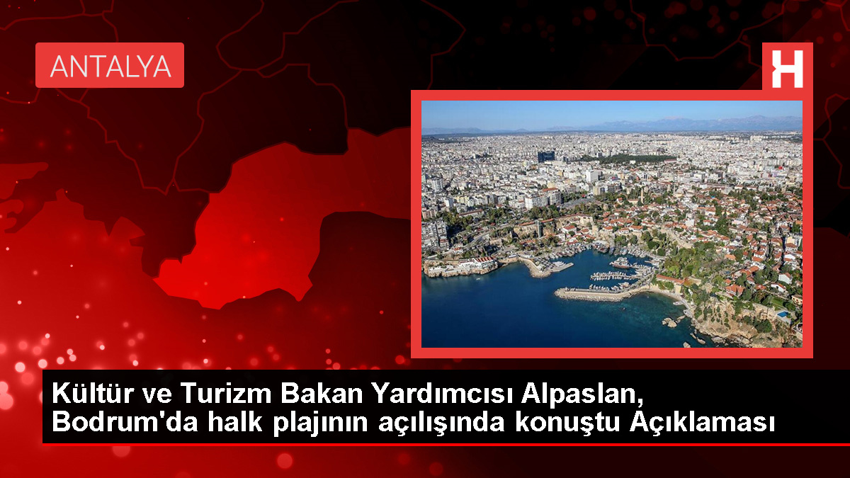 Türkbükü'ndeki Halk Plajı Bodrumlu Vatandaşların Hizmetine Açıldı