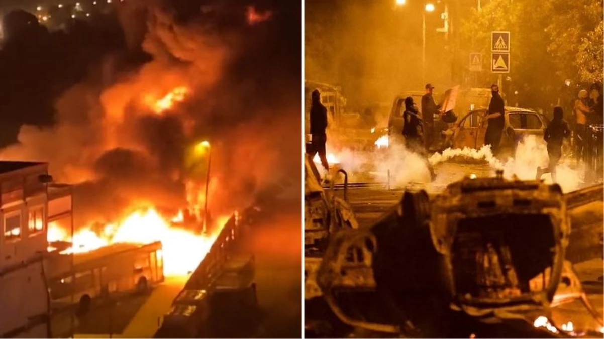 Protestolar Fransa'yı yangın yerine çevirdi! Ünlü mağazaları yağmaladılar, bankaları ateşe verdiler