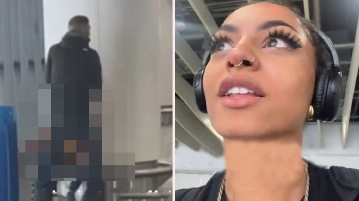 Bayan yolcu, metroda ilgiye giren çifti kayda alıp toplumsal medyada paylaştı
