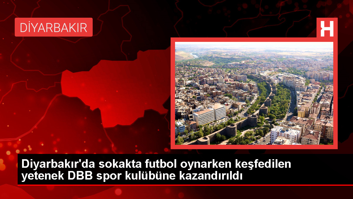 Diyarbakır Büyükşehir Belediyesi, sokakta futbol oynayan genci kulübe kazandırdı