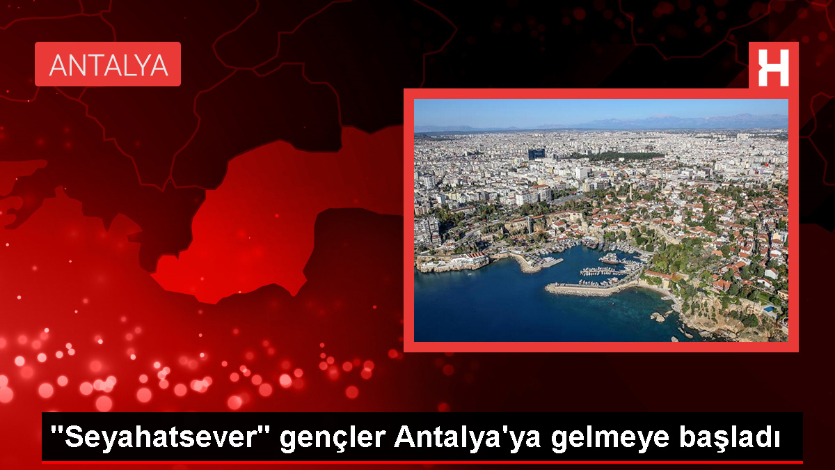 Gençler Antalya'da fiyatsız konaklıyor