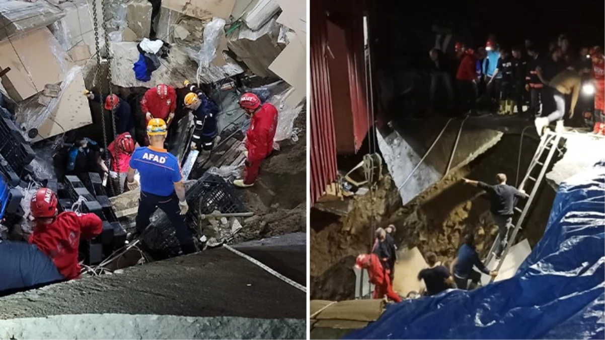 Giresun'da su fabrikasında çökme: 2 emekçi kurtarıldı, 1 personel hala enkaz altında