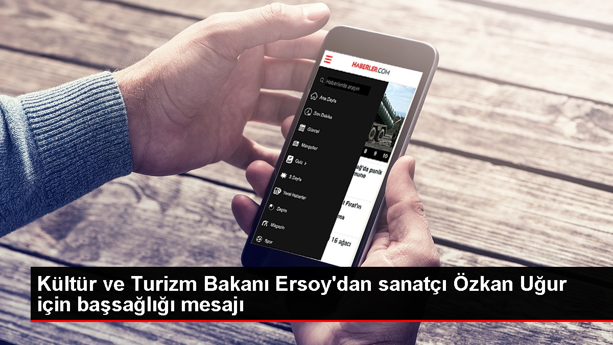 Kültür ve Turizm Bakanı Mehmet Nuri Ersoy'dan Özkan Uğur için başsağlığı