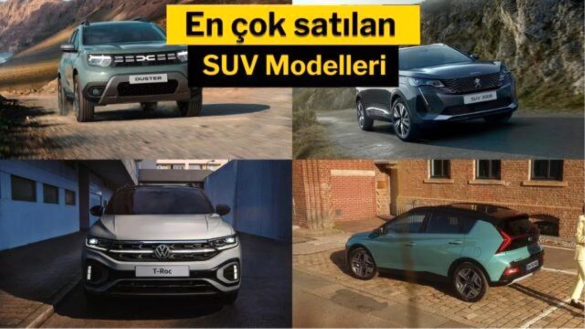 2023 Temmuz ayı Türkiye'de en çok satılan SUV modelleri