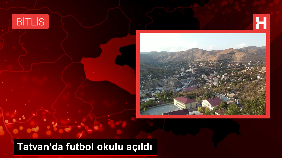 Bitlis'te Beşiktaş Futbol Okulu Açıldı
