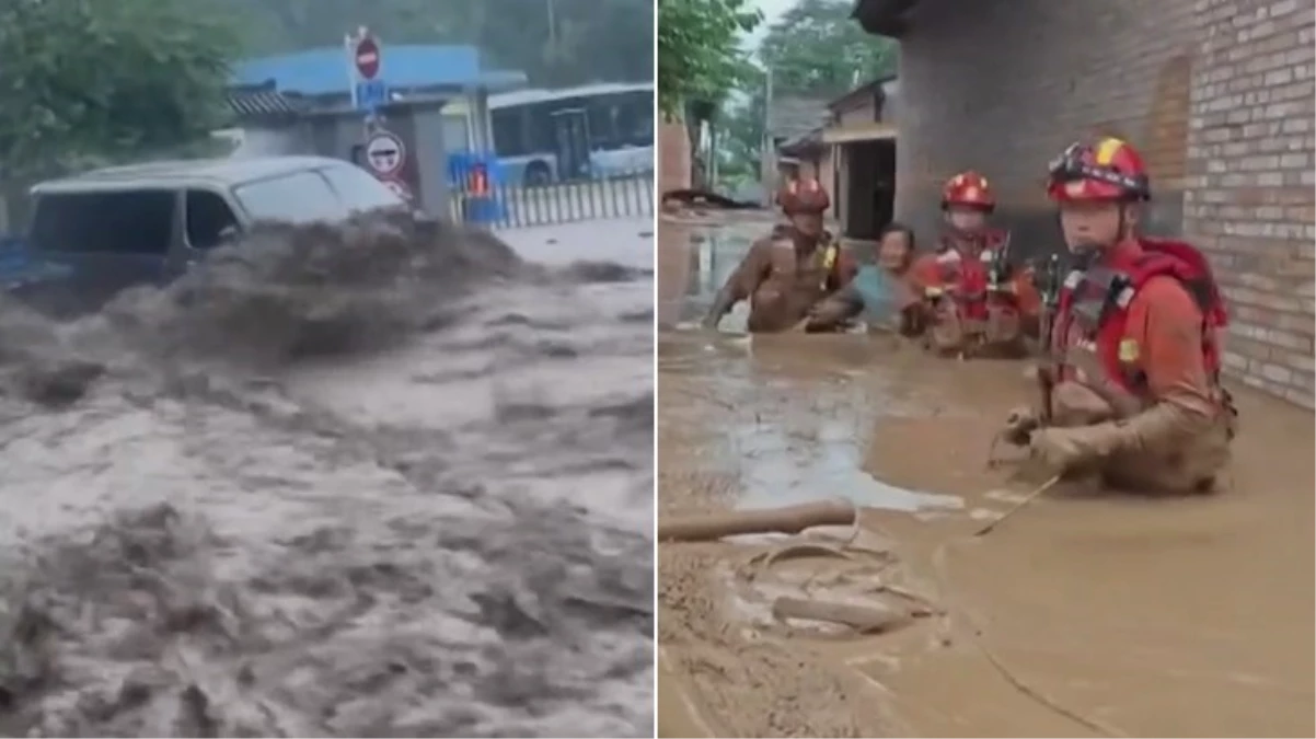 Çin'de kasırga ve sağanak yağış hayatı felç etti: 11 meyyit, 27 kayıp var
