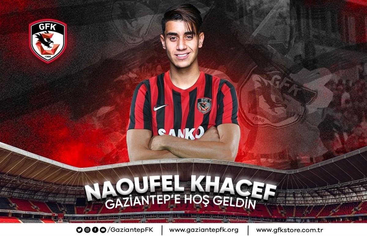 Gaziantep Futbol Kulübü, Cezayirli sol bek Naoufel Khacef'i takımına kattı