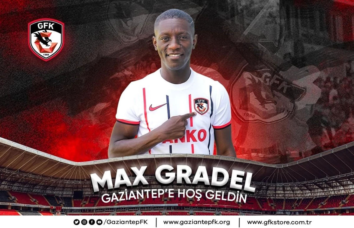 Gaziantep Futbol Kulübü Max Gradel'i takımına kattı