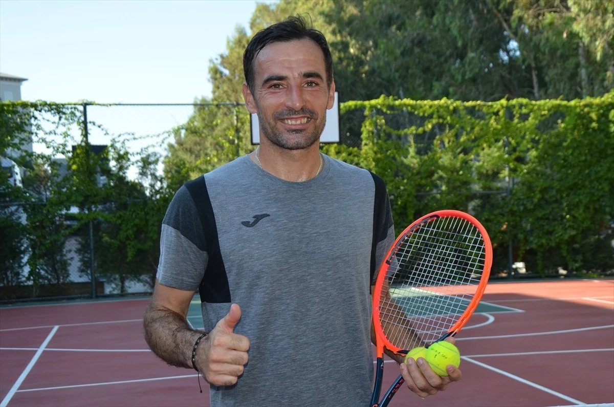 Hırvat Tenisçi İvan Dodig Antalya'da İdman Yapıyor