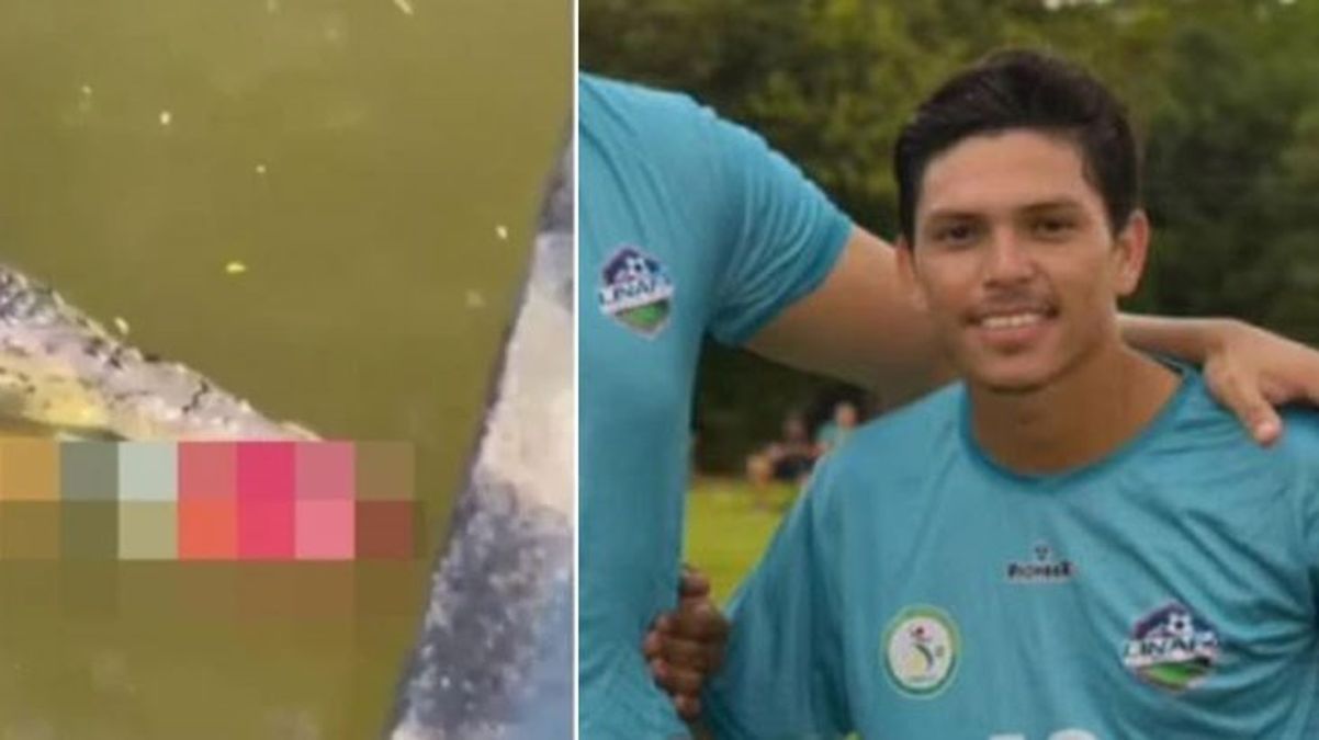 İmajlar dehşet verici! Costa Rica'da ırmağa giren futbolcu, timsah taarruzunda hayatını kaybetti