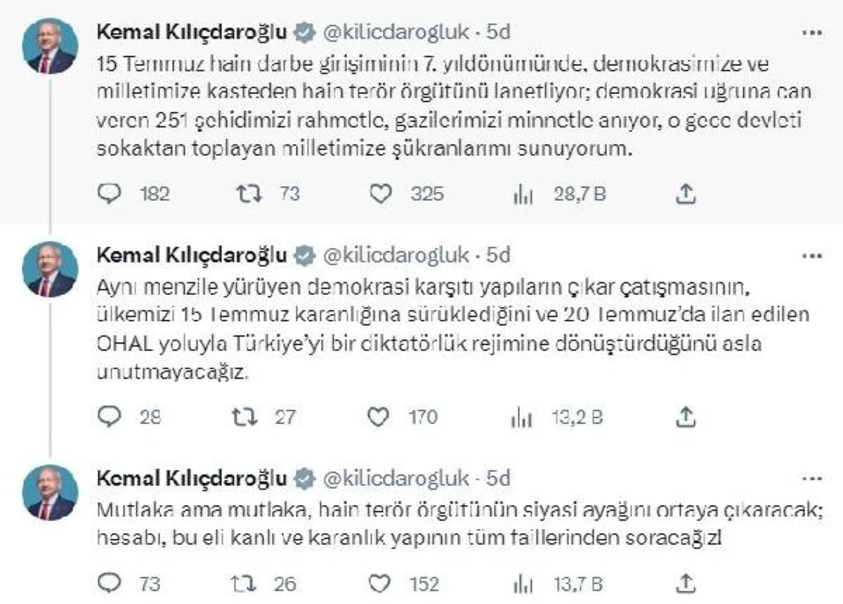 Kılıçdaroğlu: Hain terör örgütünün siyasi ayağını ortaya çıkaracağız
