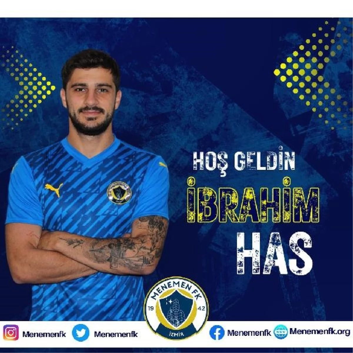 Menemen Futbol Kulübü, İbrahim Has ile anlaştı