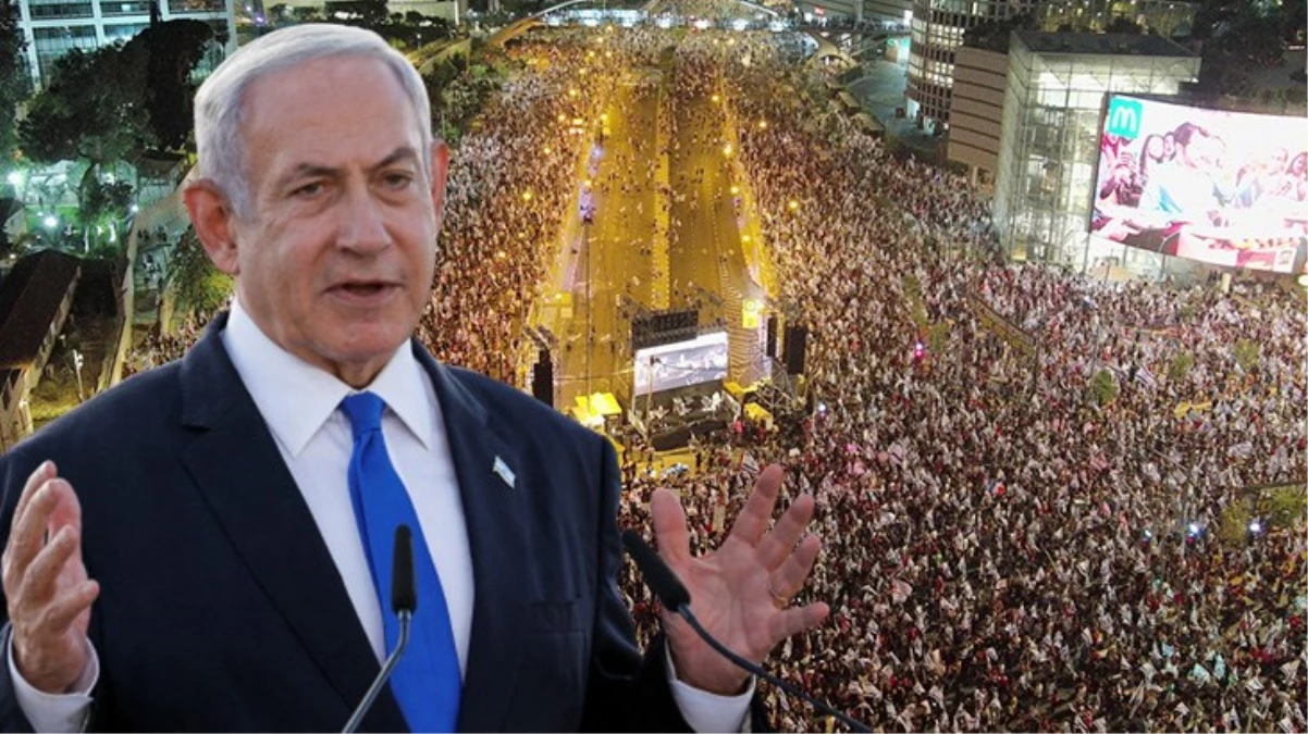 Netanyahu hastanede, halk sokaklarda! Yargı paketine karşı çıkan İsrailliler tekrar meydanlara indi