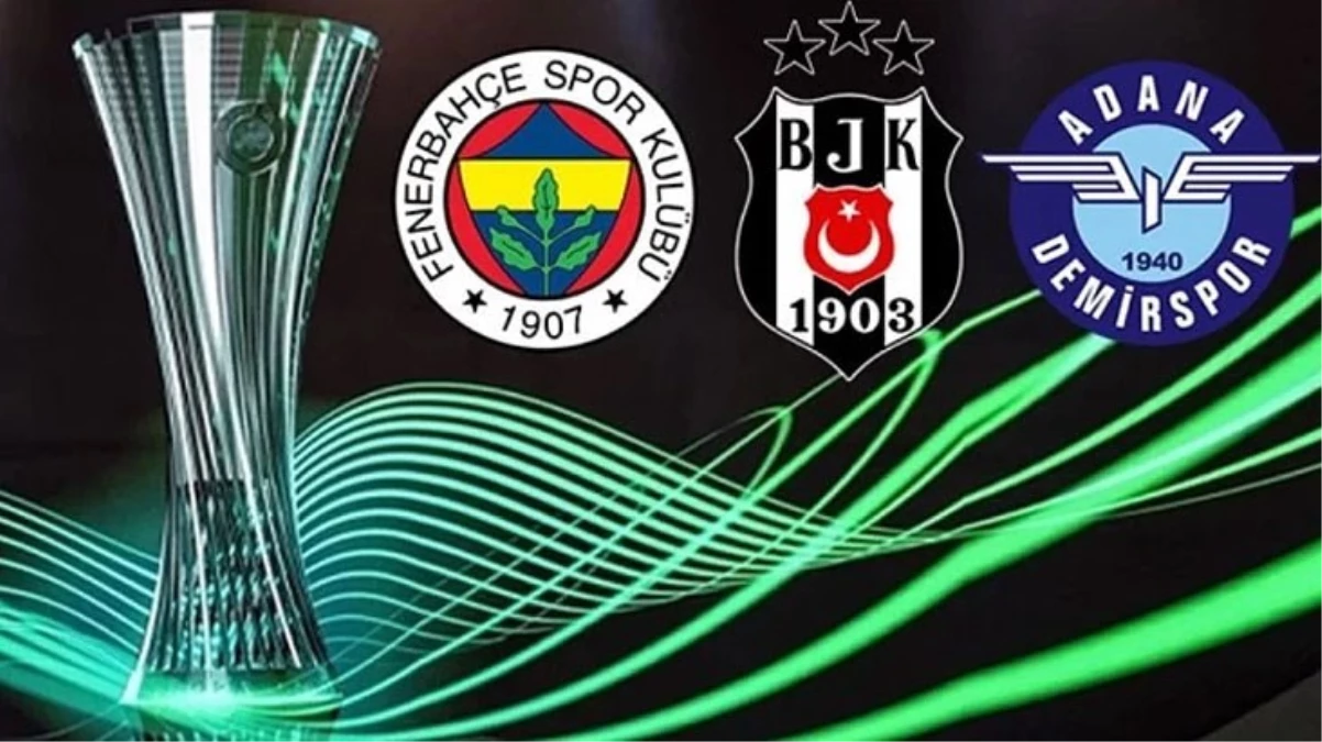 Son Dakika: Fenerbahçe, Beşiktaş ve Adana Demirspor'un play-off cinsine yükselmesi durumunda Konferans Ligi'nde karşılaşacakları rakipleri belirli oldu