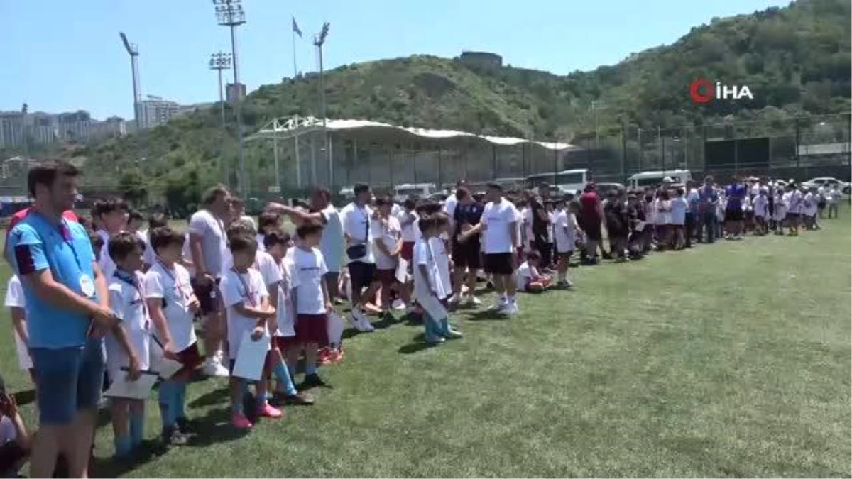 Trabzonspor Futbol Okulları Yaz Kampı'nın birinci etabı tamamlandı