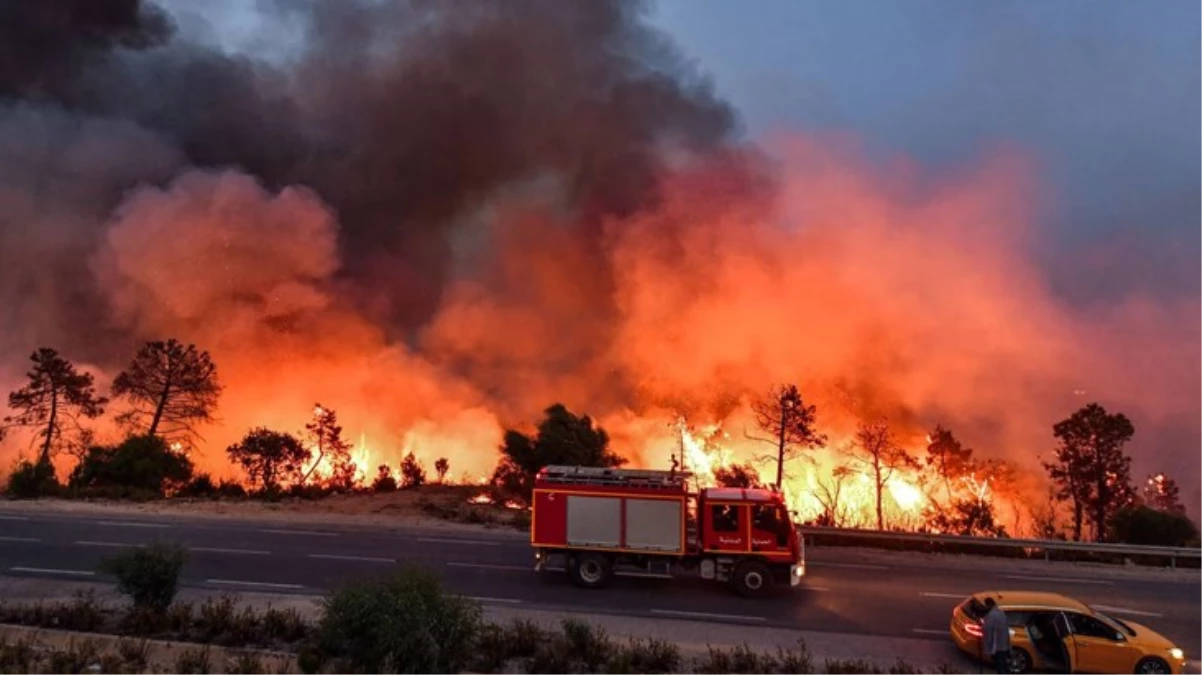 Yangınlarla çaba eden Yunanistan'da büyük patlama! Mühimmat deposu havaya uçtu