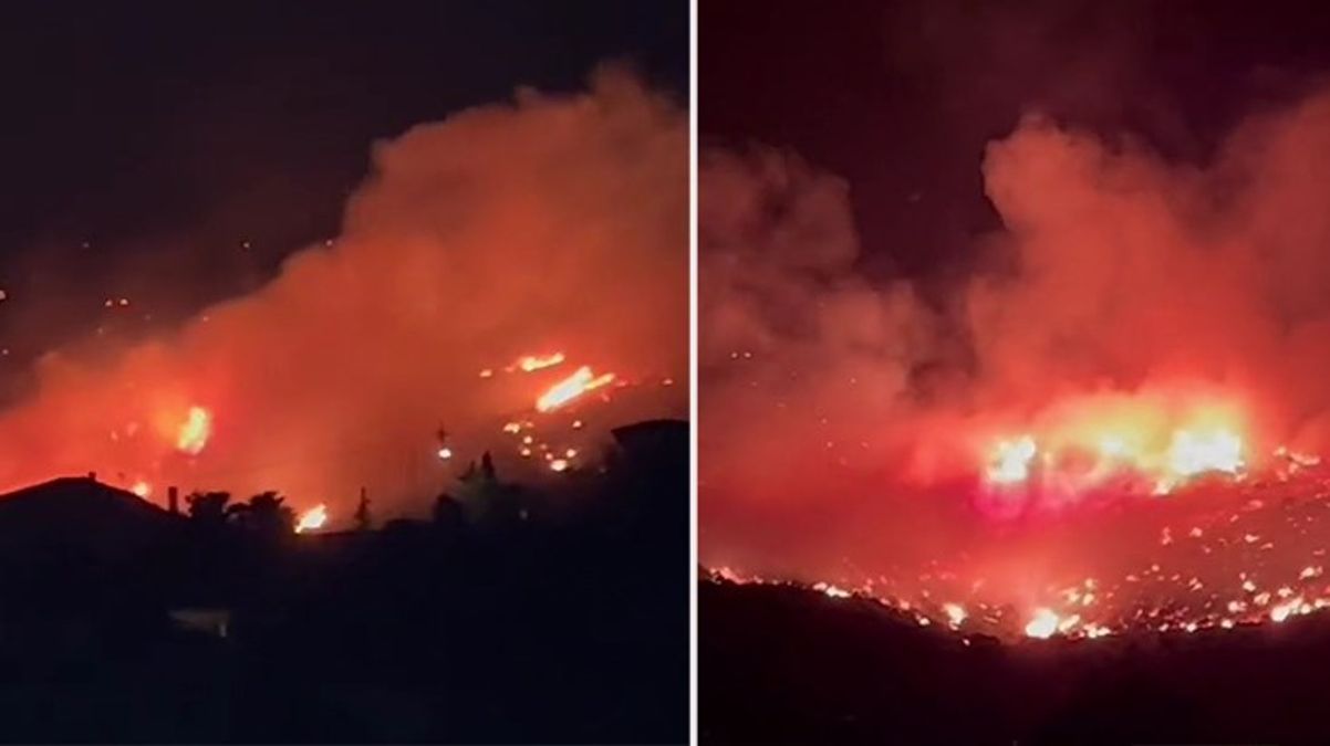 Yunanistan'daki yangın hala denetim altına alınamadı! Alevler Atina'ya yaklaşıyor