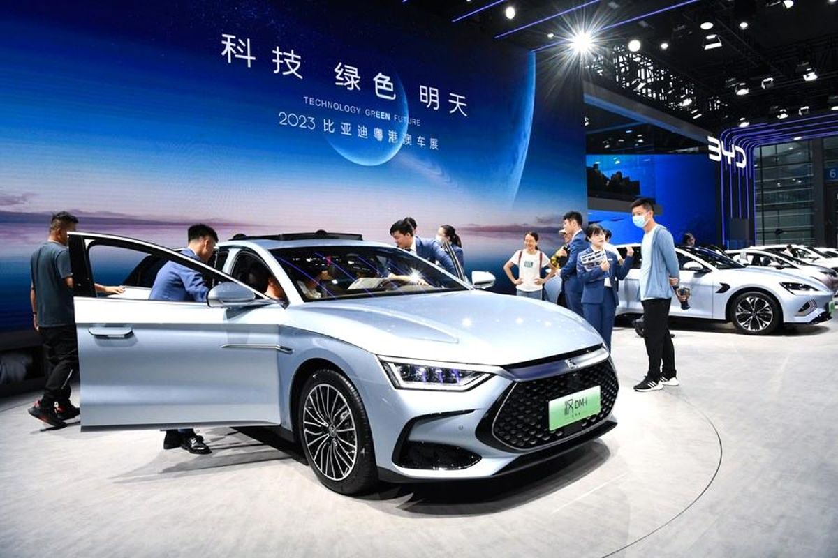 Çinli araba üreticisi BYD'nin beş milyonuncu yeni güçlü aracı üretildi