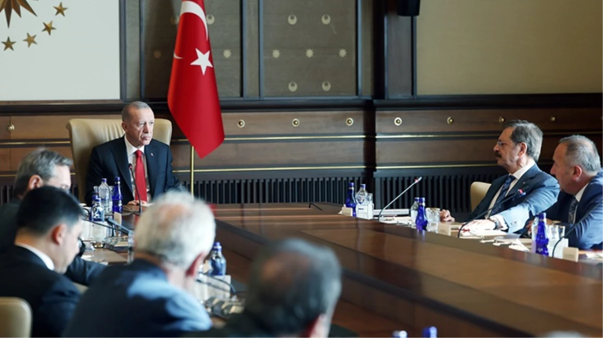 Cumhurbaşkanı Erdoğan, TOBB heyetini kabul etti: Fahiş fiyat balonu sönüyor