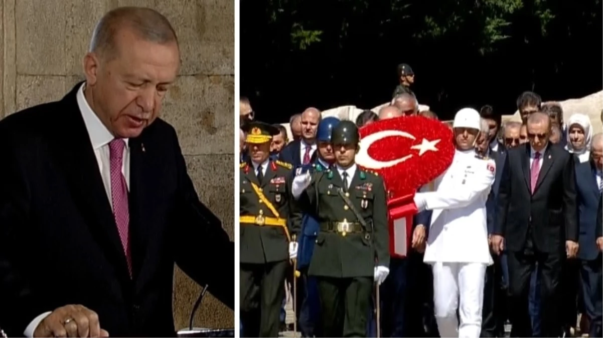 Devlet erkanı Ata'nın huzurunda! Anıtkabir Özel defterini imzalayan Erdoğan'dan "Çalışmaya devam" bildirisi