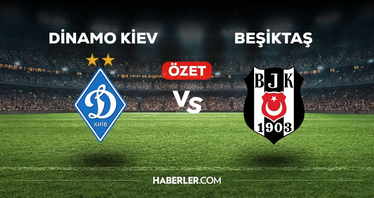 Dinamo Kiev Beşiktaş maç özeti! (VİDEO) Dinamo Kiev BJK maçı özeti izle! Golleri kim attı, maç kaç kaç bitti?
