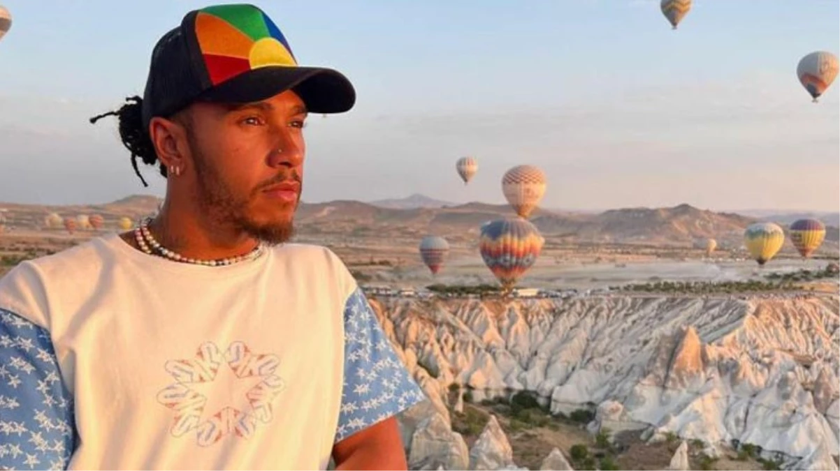 Dünyaca ünlü F1 pilotu Lewis Hamilton, tatil için Kapadokya'yı tercih etti