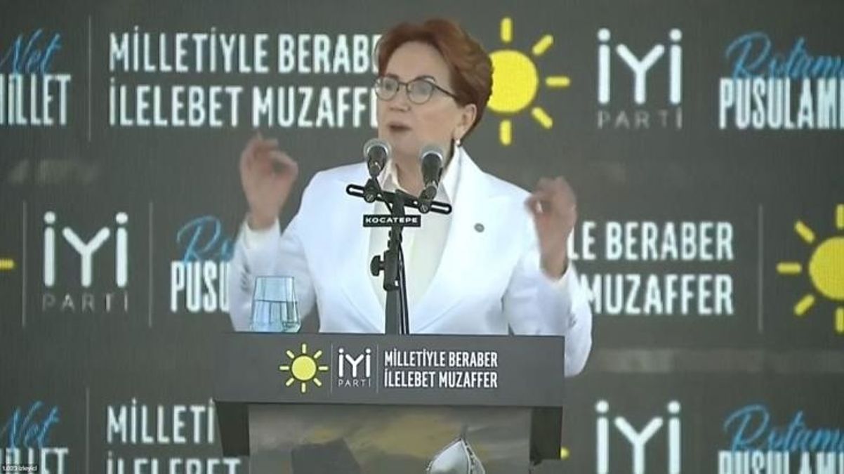 DÜZGÜN Parti Genel Lideri Meral Akşener'in merakla beklenen konuşması başladı