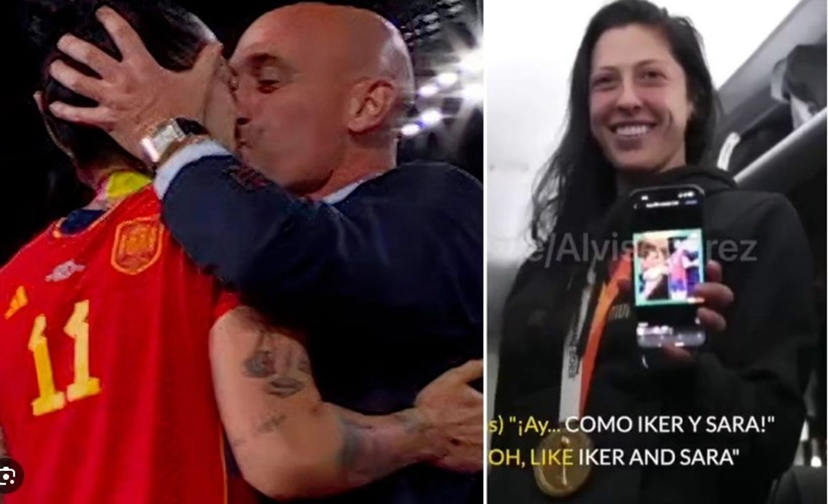 Futbol federasyonu lideri tarafından zorla öpüldüğünü tez eden İspanyol bayan futbolcuyu güç durumda bırakacak manzaralar ortaya çıktı