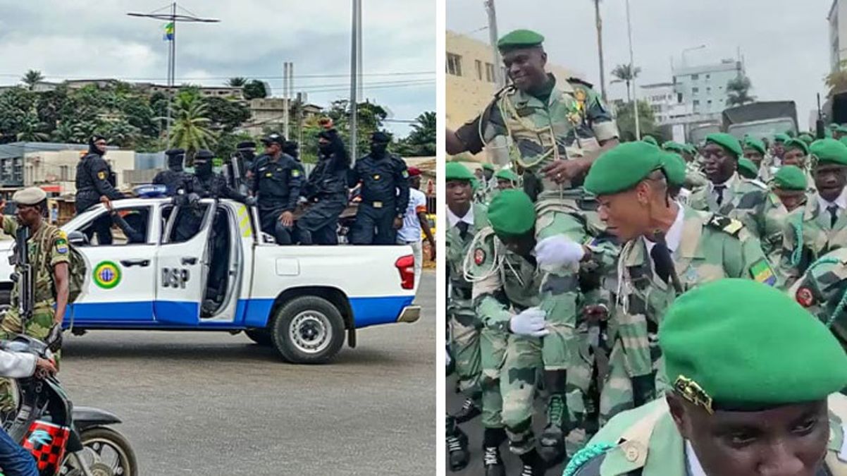 Gabon'daki darbenin kilit ismi geçiş hükümetinin önderi oldu! Askerleri tarafından omuzlarda taşındı