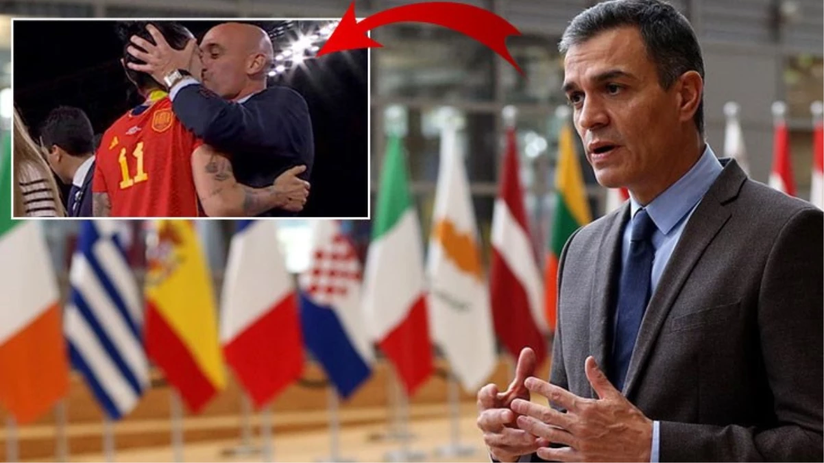 İspanya Başbakanı Sanchez, bayan futbolcuyu seremonide dudağından öpen federasyon liderinin istifasını istedi