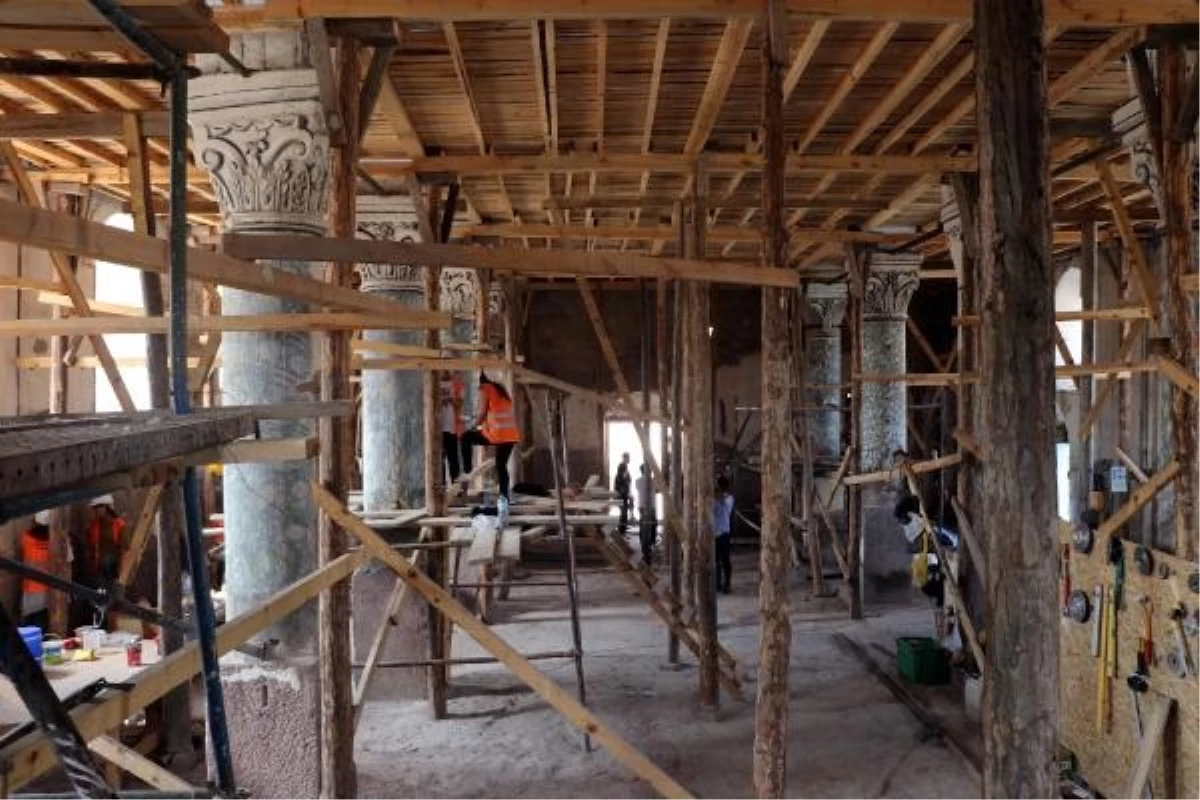 Kayseri'deki 188 Yıllık Rum Kilisesi Onarımı Görüntülendi