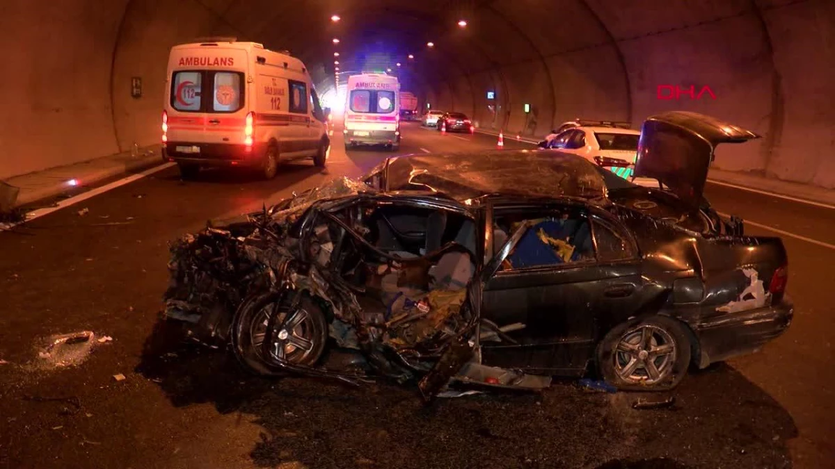 Kuzey Marmara Otoyolu'nda meydana gelen kazada bir kişi hayatını kaybetti