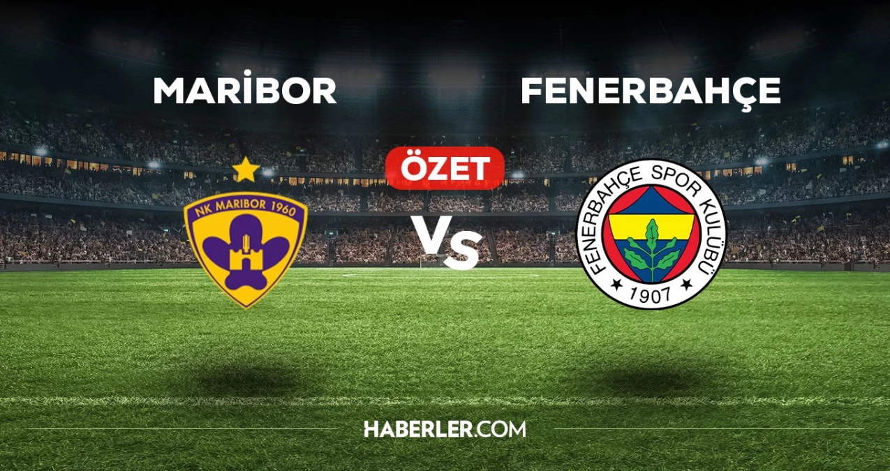 Maribor Fenerbahçe maç özeti! (VİDEO) Maribor Fenerbahçe maçı özeti izle! Golleri kim attı, maç kaç kaç bitti?