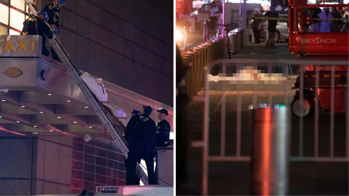New York'ta beş yıldızlı otelin çatısından atlayan adamın bedeni cam tenteye çarparak ikiye ayrıldı