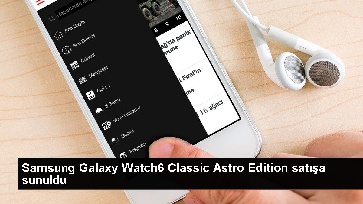 Samsung Türkiye'den özel koleksiyon Galaxy Watch6 Classic Astro Edition tanıtıldı