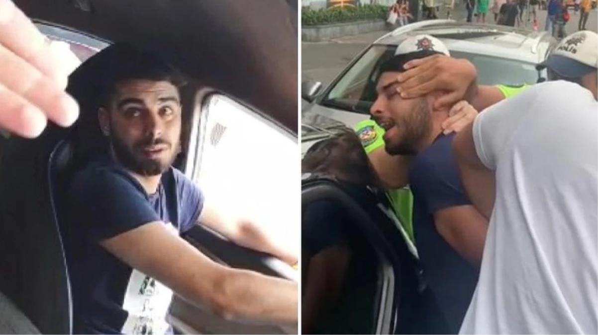 Taksicinin "Scooter'la git" dediği yolcu sivil polis çıktı, tehditler savurunca gözaltına alındı