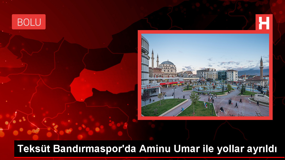 Teksüt Bandırmaspor, Aminu Umar ile Yollarını Ayırdı