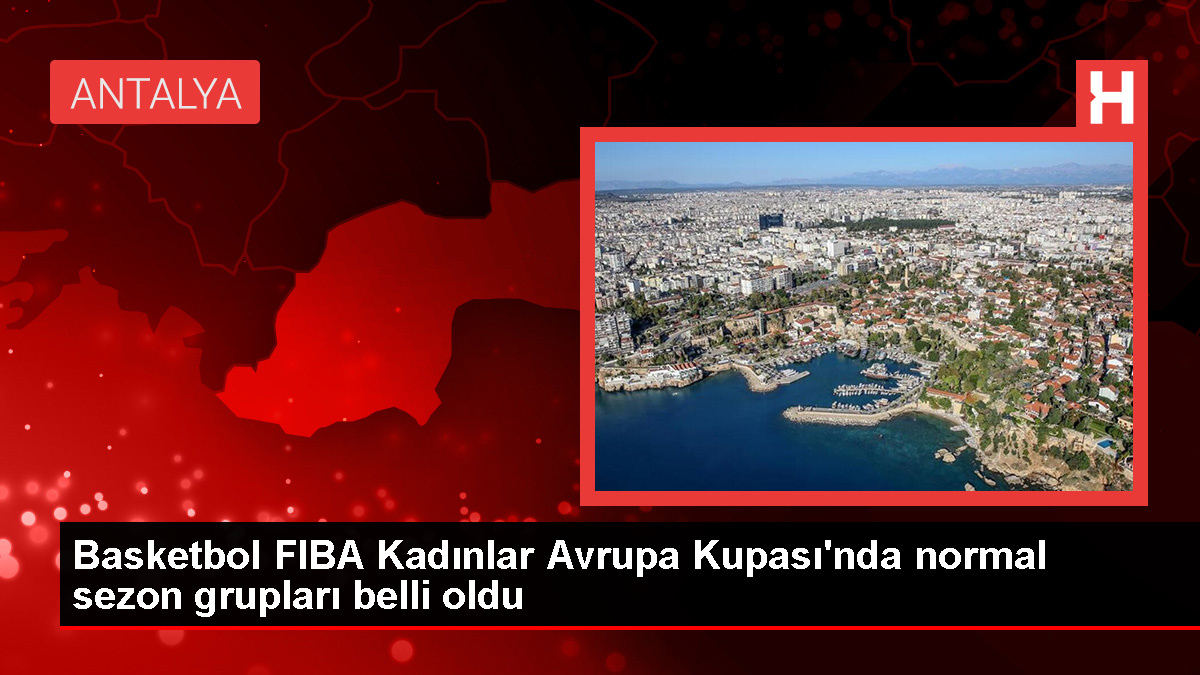 Türk Basketbol Kulüpleri 2023-24 FIBA Bayanlar Avrupa Kupası'nda Kümelere Ayrıldı