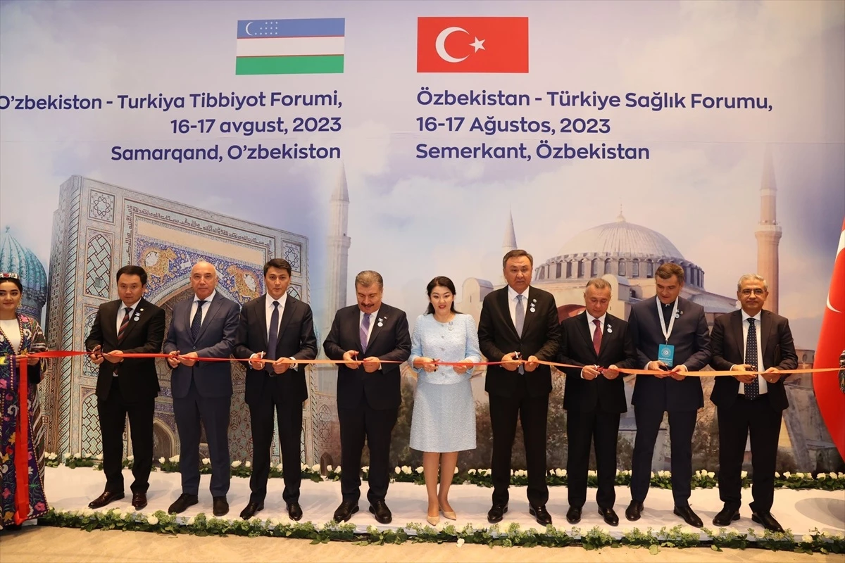 Türkiye-Özbekistan Sıhhat İş Forumu Sonrası Sıhhat Bakanı Koca'dan Açıklamalar