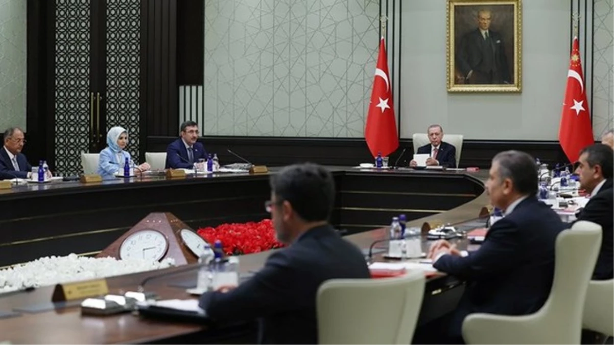 Beştepe'deki Kabine toplantısı başladı! Erdoğan başkanlığındaki doruğun 5 kıymetli gündem unsuru var